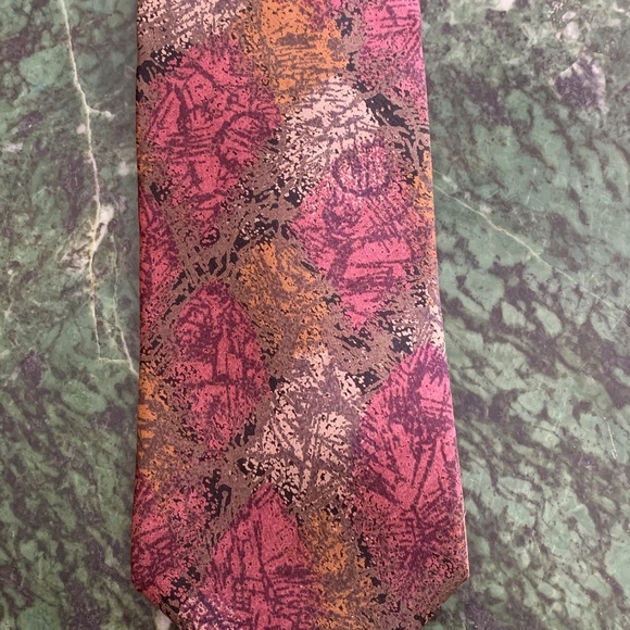 Vintage Men's Silk Designer Neckties/Lot of 10 - Picture 2 of 16